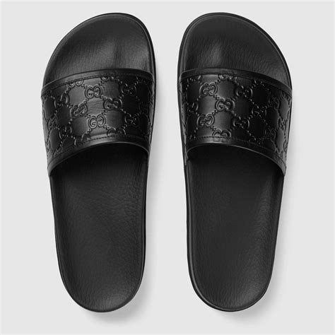 gucci sandals slide|gucci slide sandals for men.